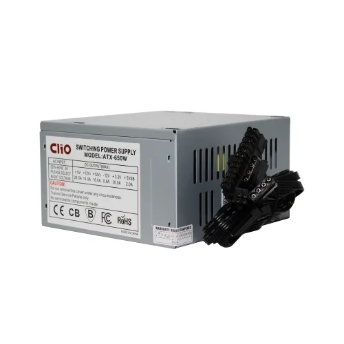 Fuente de Poder Clio de 650W 24 Pin 2 SATA - vista 3