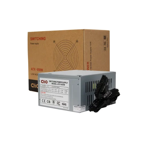Fuente de Poder Clio de 650W 24 Pin 2 SATA - vista 1
