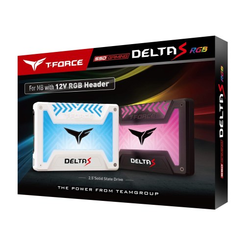 SSD Team T-Force Delta S RGB 500GB SATA III 2.5" Blanco - vista 2