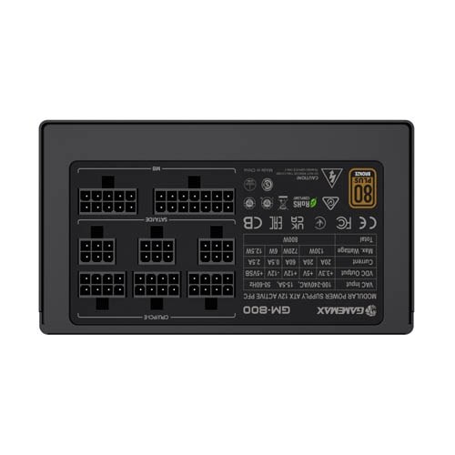 Fuente de Poder Gamemax GM-800 80 Plus - vista 2