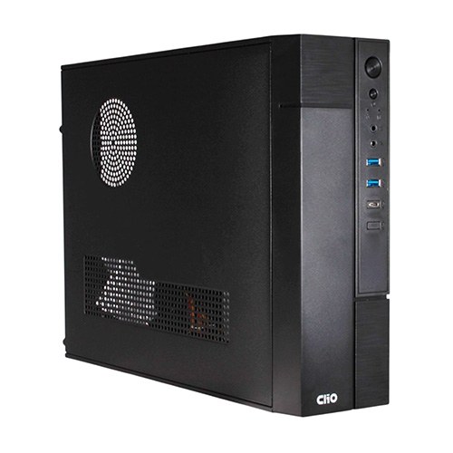 Gabinete Clio S609 M-ATX Fuente 500W, USB 3.0, Tipo-C 3.1, Slim - vista 3