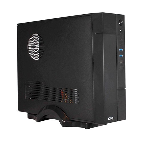 Gabinete Clio S609 M-ATX Fuente 500W, USB 3.0, Tipo-C 3.1, Slim - vista 1