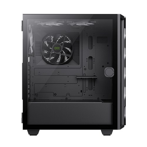 Gabinete Gamer Gamemax Diamond CP Black - vista 5