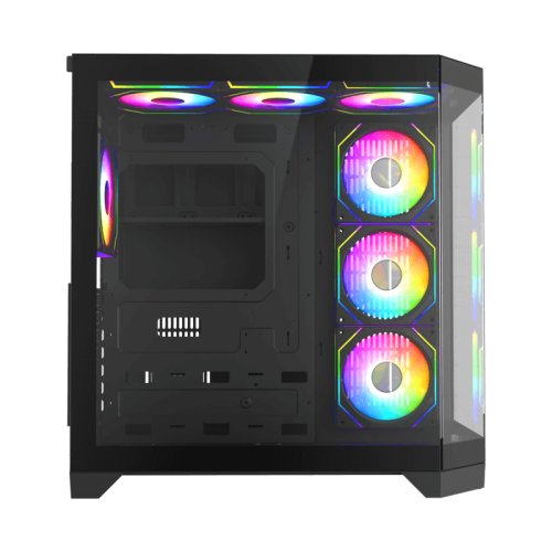 Gabinete Gamer Gamemax Hype-A Black - vista 2