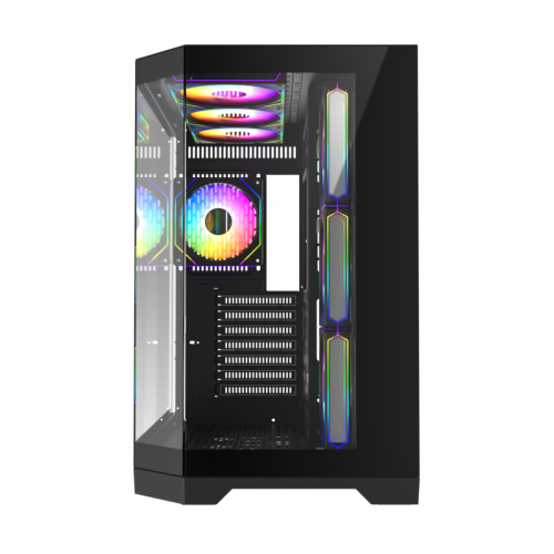 Gabinete Gamer Gamemax Hype-A Black - vista 4
