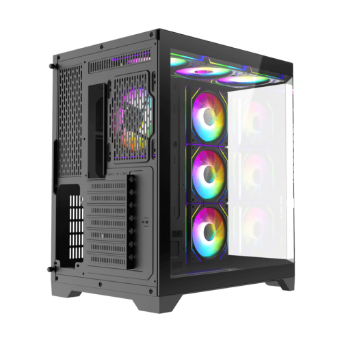 Gabinete Gamer Gamemax Hype-A Black - vista 6