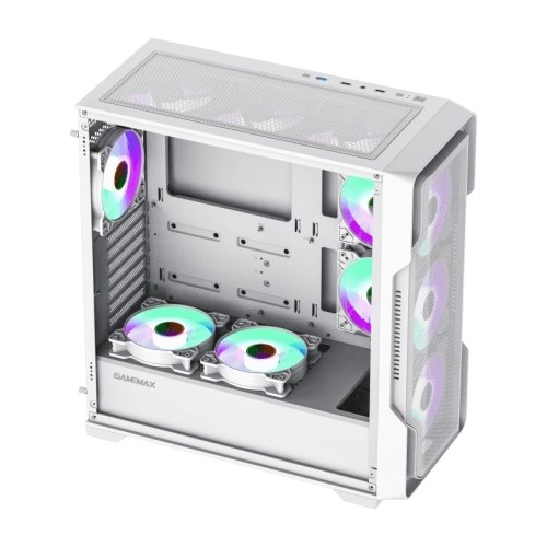 Gabinete Gamer Gamemax Siege White - vista 4