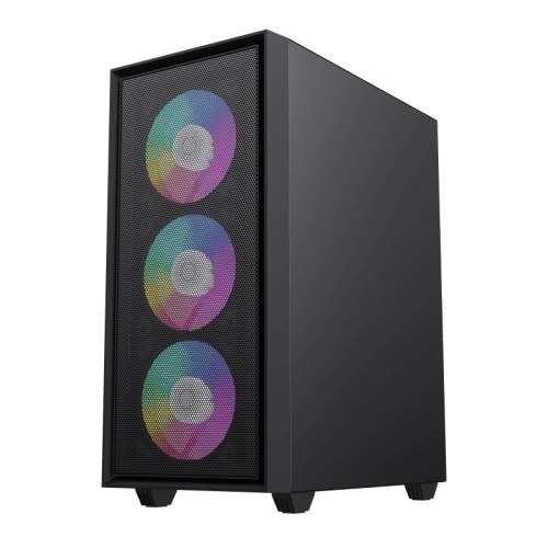 Gabinete Gamer Gamemax Storm Black Mini Tower - vista 2