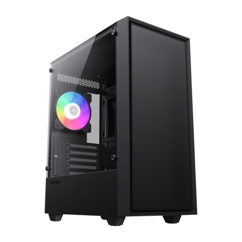 Gabinete Gamer Gamemax Storm Black Mini Tower - vista 3