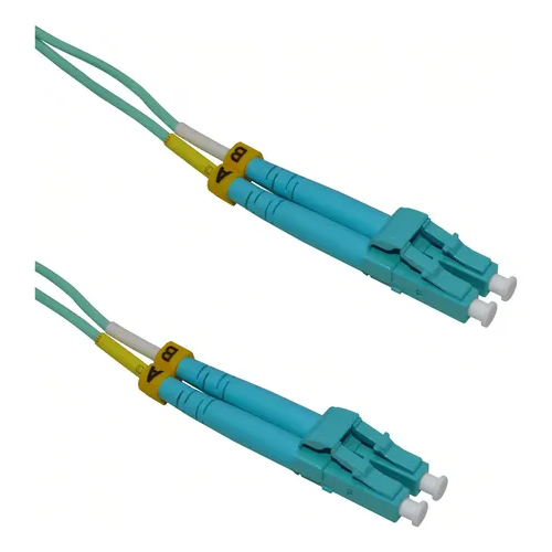 Jumper de Fibra LC-LC Duplex LSZH OM3 15 Metros