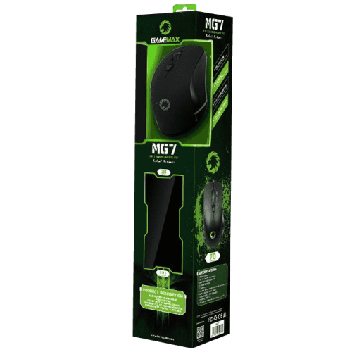 Kit Mousepad + Mouse Gamer GameMax GM7 - vista 8