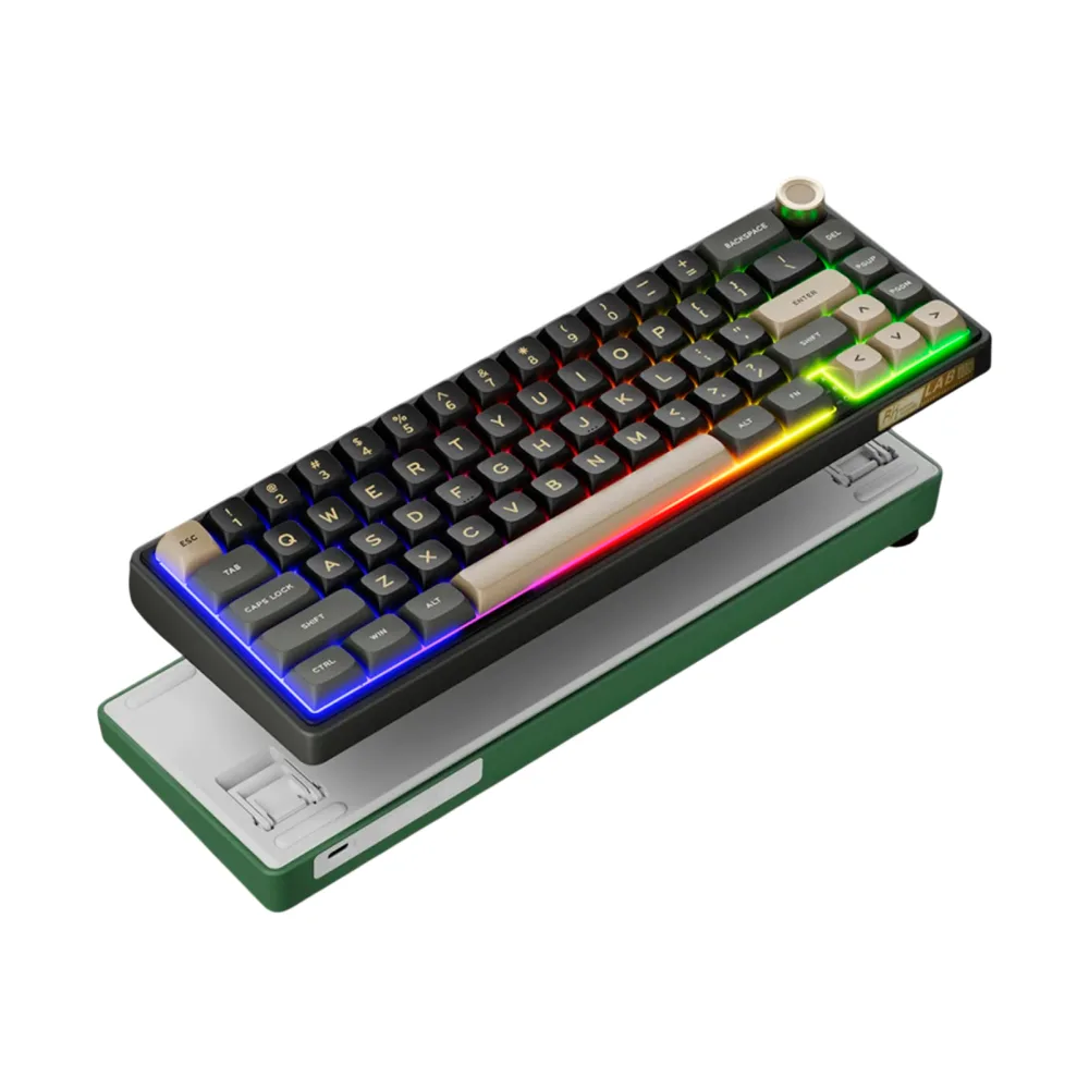 Teclado Mecánico Royal Kludge R65 Berry Red Español - vista 2