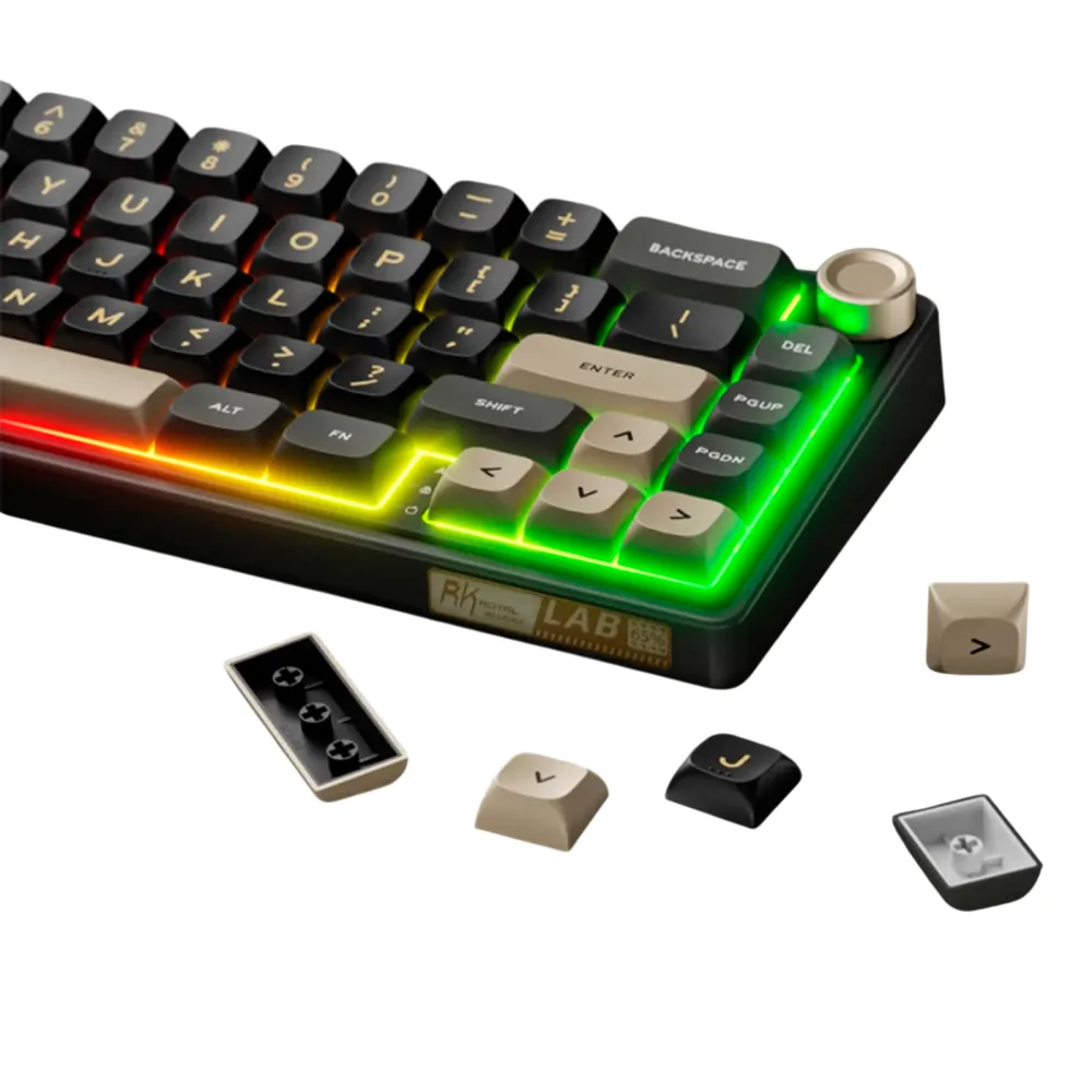 Teclado Mecánico Royal Kludge R65 Berry Red Español - vista 3
