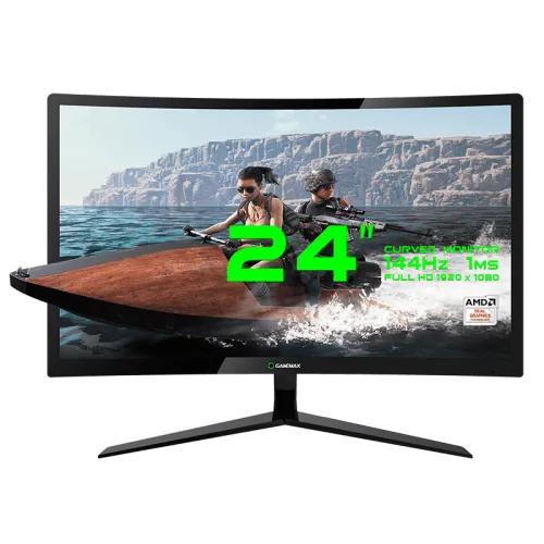 Monitor Gamer GameMax GMX24C144 de 23.6“ Curvo