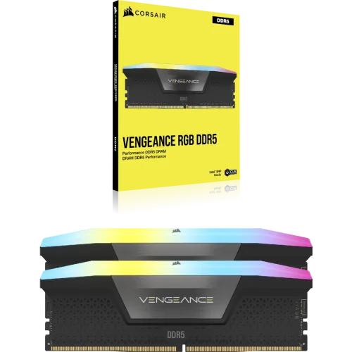 Memoria Ram Corsair Vengeance DDR5 RGB de 32 GB (2 x 16 GB) - vista 3