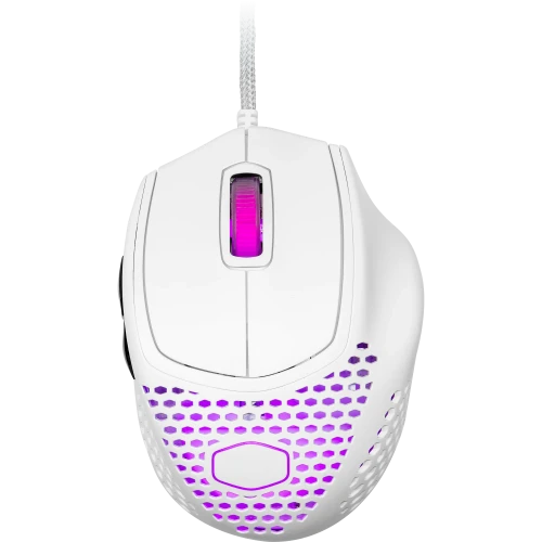 Mouse Gamer Cooler Master MM720 Matte White - vista 2