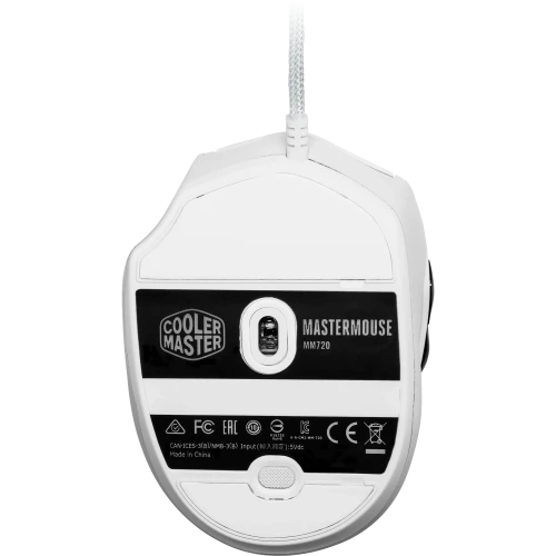 Mouse Gamer Cooler Master MM720 Matte White - vista 6