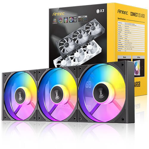 Pack 3 Ventiladores Antec C120 ARGB