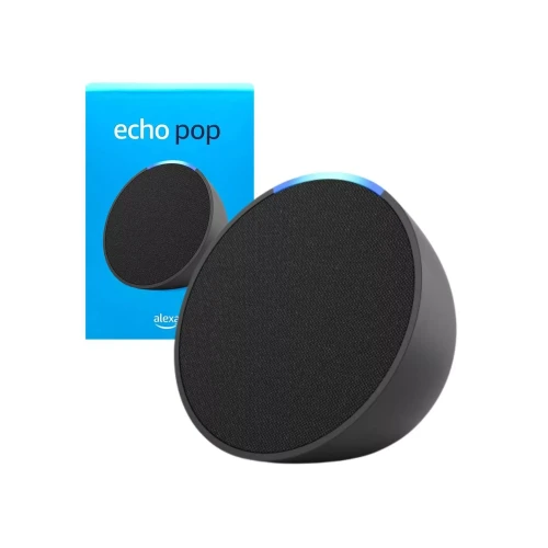 Parlante Amazon Alexa Echo Pop Charcoal - vista 4