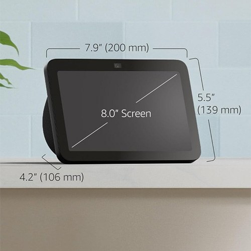 Parlante Amazon Alexa Echo Show Charcoal - vista 6