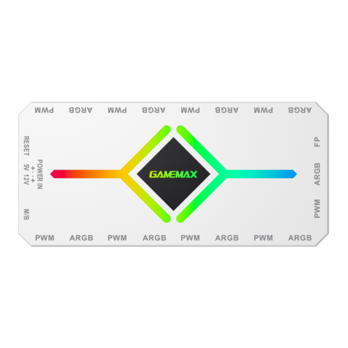 Controlador Gamemax V4.0 ARGB HUB PWM WT - vista 5