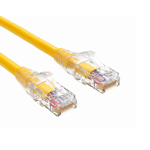 Patch Cord Exelink Cat 6 Amarillo 40cm