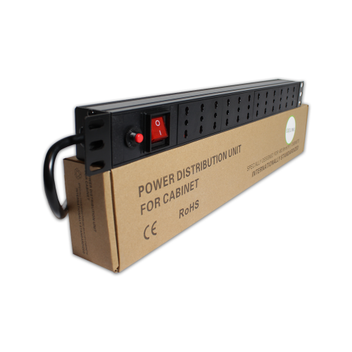 PDU Exelink de 12 Posiciones, Switch On/Off, Negro - vista 2