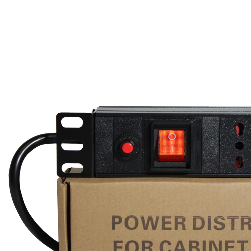 PDU Exelink de 12 Posiciones, Switch On/Off, Negro - vista 3